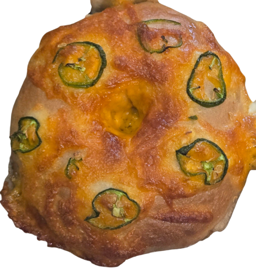 Jalapeño Cheddar Bagel